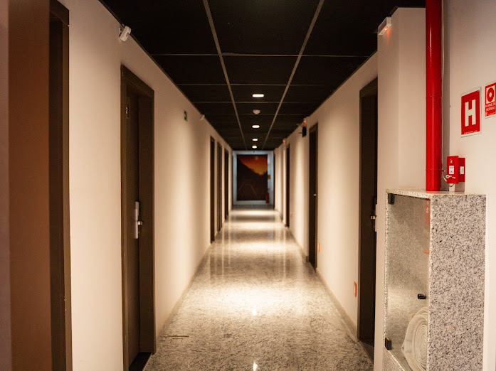 Corredor e Lobby do Hotel Brasil