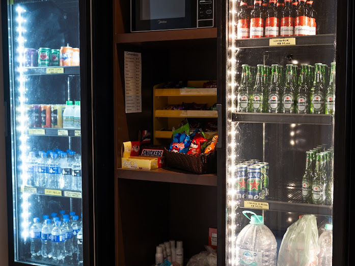 Frigobar e conveniência do Hotel Brasil